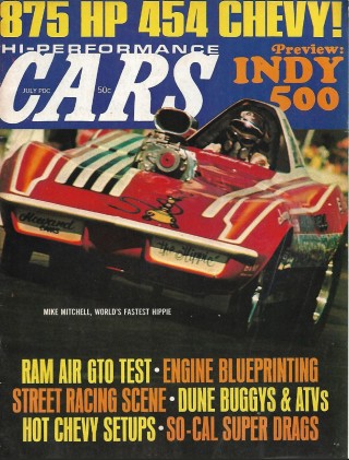 HI PERFORMANCE CARS 1970 JULY - 454 CHEVY, RAM GTO TEST, BUGGIES & ATV'S